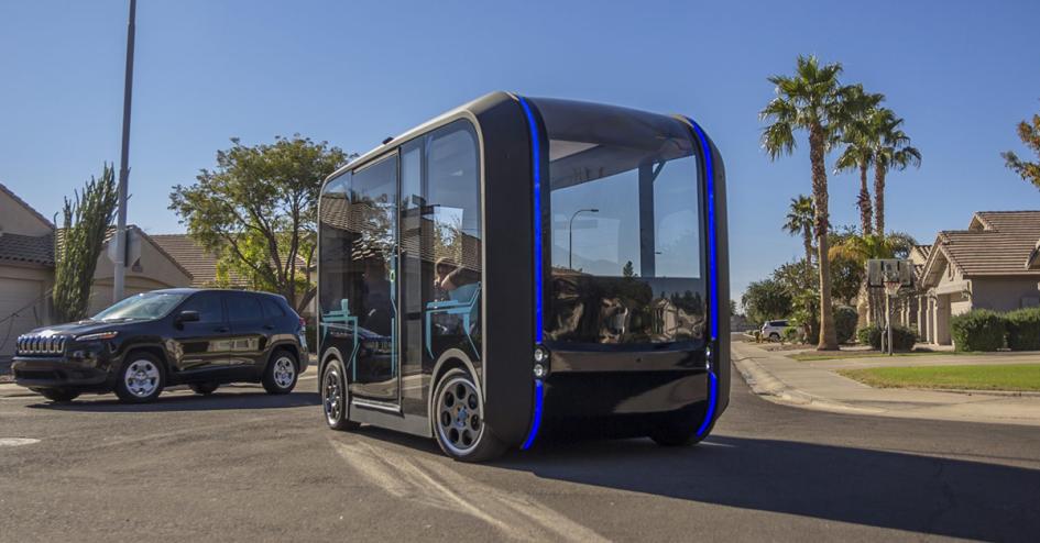 Weekend tech reading: 3D-printed, self-driving minibus unveiled